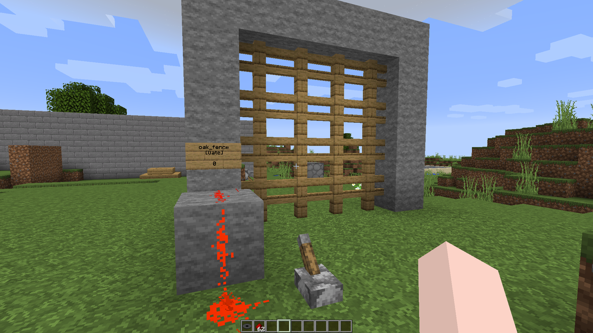 A gate made with CraftBook