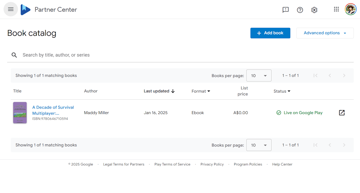 Google Play Books Partner Center Google Play Books Partner Center