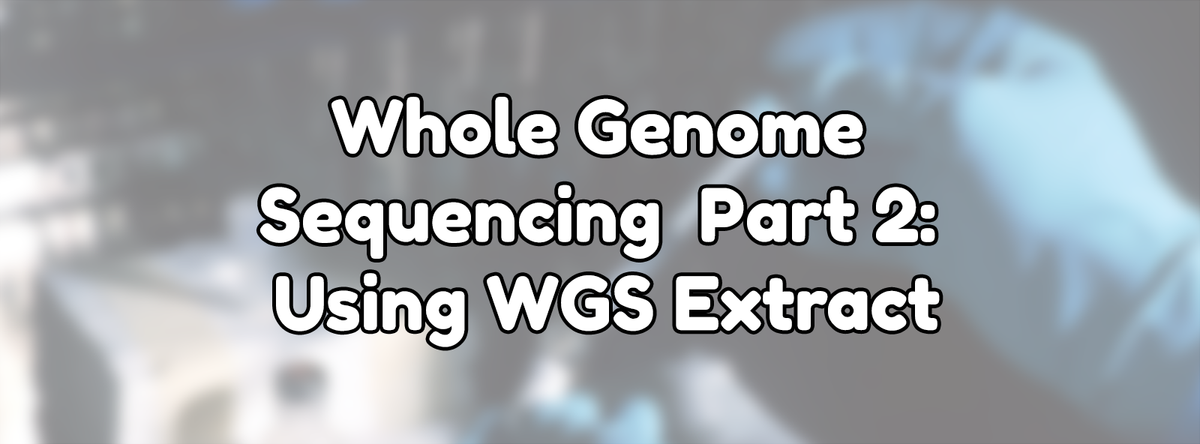 Whole Genome Sequencing Part 2: Using WGS Extract